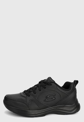 Tenis Training Negro Skechers Kids Glimmer Kicks - Live N' Learn