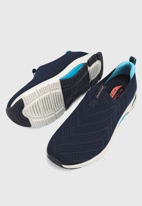 Tenis Running Azul-Blanco Skechers