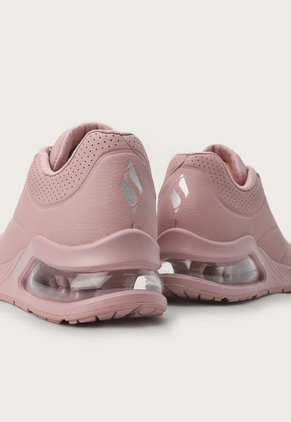 Tenis Lifestyle Palo Rosa Skechers Uno 2 - Air Around You