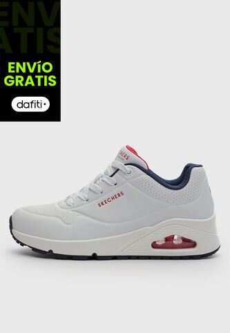 Tenis Lifestyle  SKECHERS Uno Stand On Air Blanco Skechers