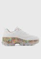 Tenis Lifestyle Blanco-Multicolor SKECHERS Hi-Ryze - Deco Drip de Skechers