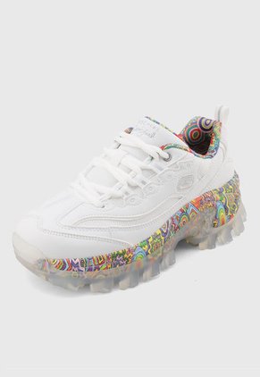 Tenis Lifestyle Blanco-Multicolor SKECHERS Hi-Ryze - Deco Drip