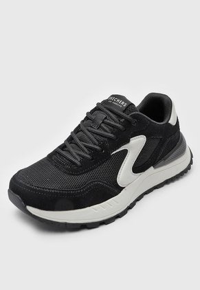 Tenis Lifestyle Negro-Marfil Skechers Fury - Girl On the Move