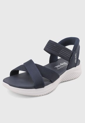 Sandalia Azul Navy-Blanco SKECHERS Skechers Slip-ins: Ultra Flex 3.0 - Never Better