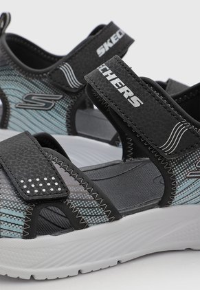 Sandalias Skechers Microspec-Splash Negro
