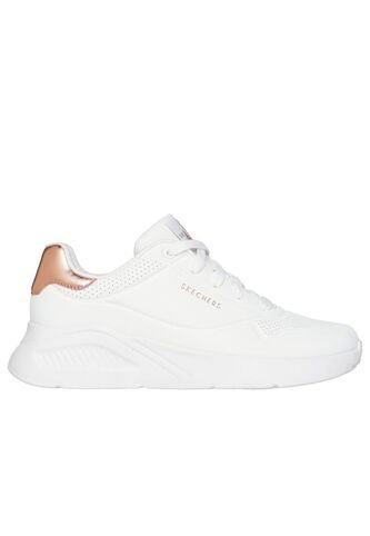 Tenis Mujer Skechers Uno Lite Shimmeralong - Blanco Skechers