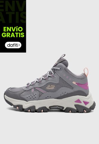 Tenis Senderismo SKECHERS D'lites  Gris Skechers