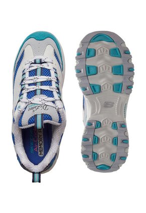 Tenis Blanco-Azul Skechers Second Chance