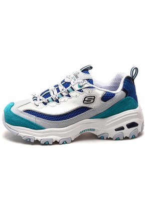 Tenis Blanco-Azul Skechers Second Chance