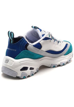 Tenis Blanco-Azul Skechers Second Chance