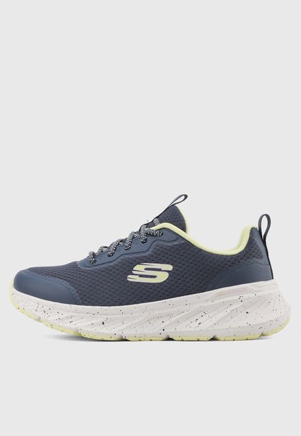 Tenis Running Azul Navy-Blanco SKECHERS Edgeride - Smooth Journey