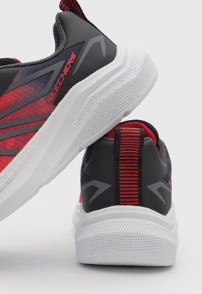 Tenis Lifestyle Skechers Microspec Velocity Rojo