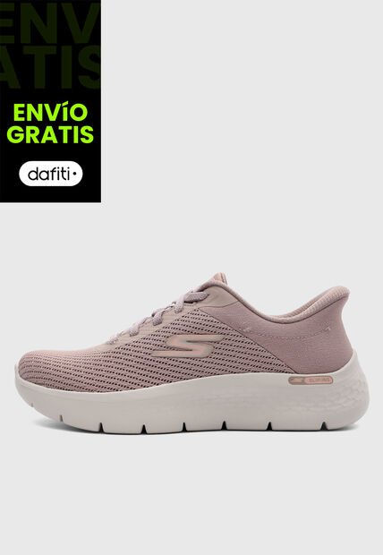 Tenis Walking  SKECHERS Go Walk Flex Taupe