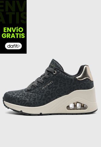 Tenis Lifestyle  SKECHERS Uno Wedge Negro Skechers