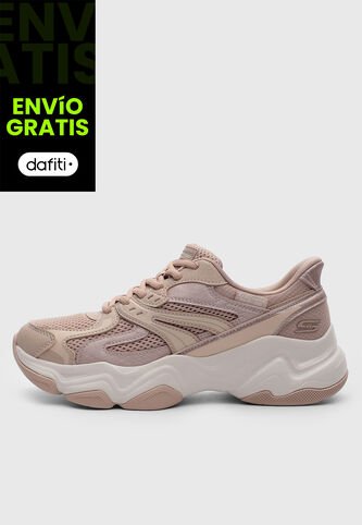 Tenis Lifestyle  SKECHERS Bobs Diego Oro Rosa Skechers