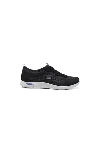 Tenis Mujer Skechers Arch Fit Refine - Negro - Blanco Skechers
