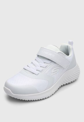Tenis Lifestyle Blanco Skechers Kids Bounder - Gorven