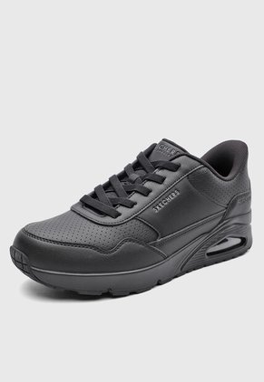 Tenis Casuales SKECHERS Uno Banksia Luxe Negro