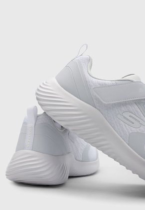 Tenis Lifestyle Blanco Skechers Kids Bounder - Gorven