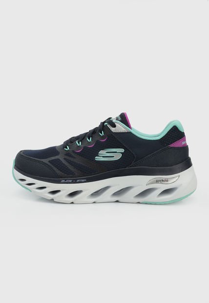 Tenis Running Azul Multicolor Skechers