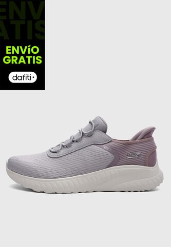 Tenis Lifestyle SKECHERS Bobs Squad Chaos Lila Skechers