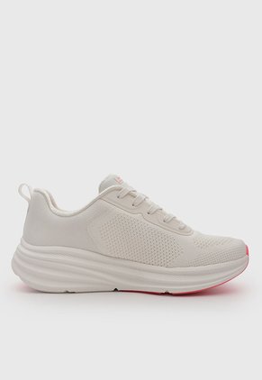 Tenis Lifestyle Skechers Bobs Skillz Too Beige