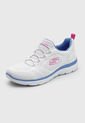 Tenis Running Blanco-Azul-Fucsia Skechers ummits - Perfect Views de Skechers
