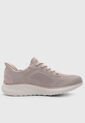 Tenis SKECHERS BOBS Squad Chaos - Current Muse Taupe de Skechers