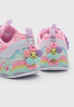 Tenis Lifestyle Skechers Sweet Kickz Rosa