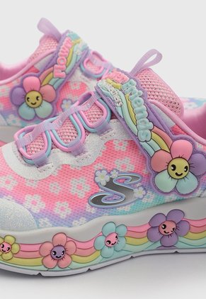 Tenis Lifestyle Skechers Sweet Kickz Rosa
