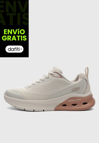 Tenis Lifestyle SKECHERS Bobs Arc Waves 2.0 - Class Rank Beige Skechers
