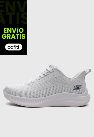 Tenis Training SKECHERS Bobs Moda Flex Gris Claro Skechers