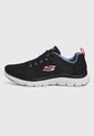 Tenis Running Negro-Azul-Blanco Skechers de Skechers