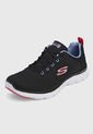 Tenis Running Negro-Azul-Blanco Skechers de Skechers