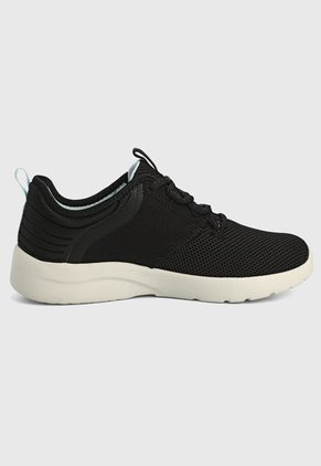 Tenis Running Negro-Blanco Skechers