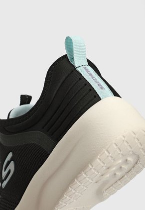 Tenis Running Negro-Blanco Skechers