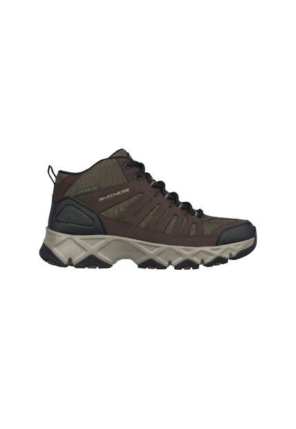 Botas Skechers Crossbar Color Café Para Hombre
