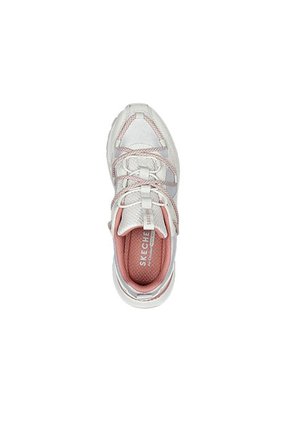 Tenis SKECHERSMULTI KNIT LACE-UP- Gris Con Rosado Para Mujer