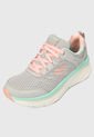 Tenis Running Gris-Rosa-Verde Skechers Max Flex Gri Kad_n de Skechers