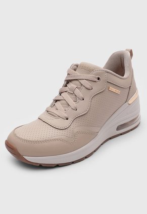 Tenis Lifestyle SKECHERS Million Air - Hotter Air Taupe
