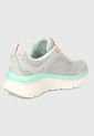 Tenis Running Gris-Rosa-Verde Skechers Max Flex Gri Kad_n de Skechers
