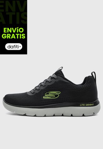 Tenis Lifestyle SKECHERS Summits - Eckler Negro Skechers