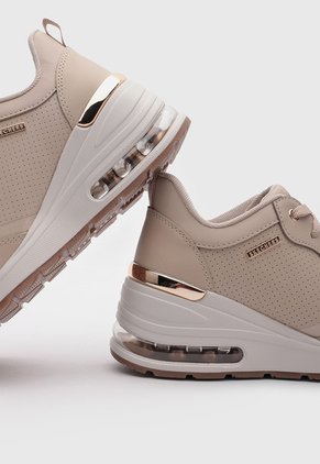 Tenis Lifestyle SKECHERS Million Air - Hotter Air Taupe