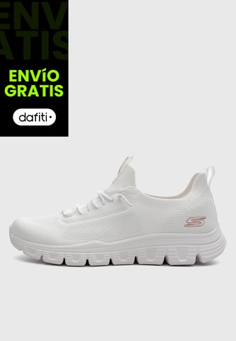 Tenis Lifestyle SKECHERS Moda Bobs B Lite - Slight Flex Blanco Skechers