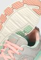 Tenis Running Gris-Rosa-Verde Skechers Max Flex Gri Kad_n de Skechers