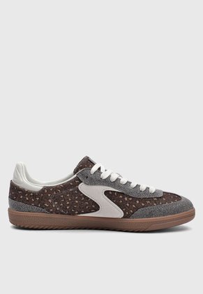 Tenis Lifestyle SKECHERS Hotshot - Leopard Magic Café