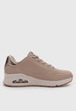 Tenis Lifestyle SKECHERS Uno - Shimmer Away Taupe de Skechers