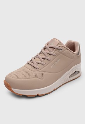 Tenis Lifestyle SKECHERS Uno - Shimmer Away Taupe