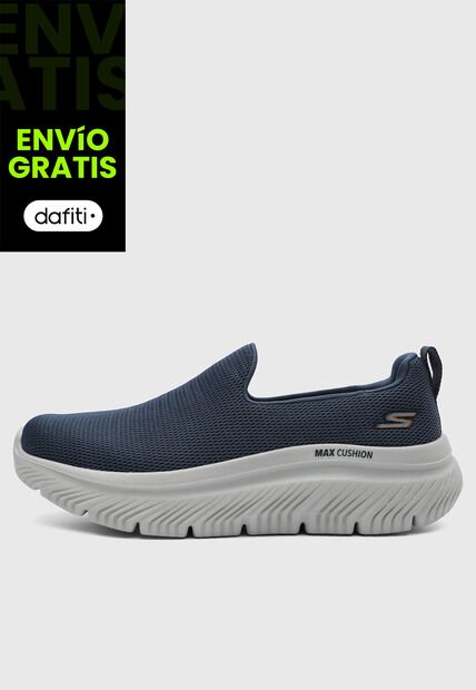 Tenis Walking SKECHERS Go Walk Max Cushioning Hyper Burst Azul