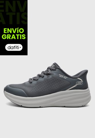 Tenis Lifestyle SKECHERS Bobs Skillz Gris Oscuro Skechers